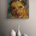 Veiled Woman Oil Painting