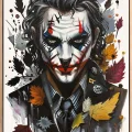 Joker of the Darkness Oil Painting