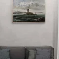 Time at Maidens Tower Oil Painting