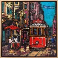 Jazz Festival on Istiklal Avenue Oil Painting