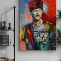 Contemporary Atatürk Oil Painting