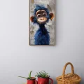 Smiling Monkey Oil Painting