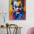 The Real Face of the Joker Oil Painting