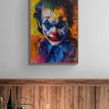 The Real Face of the Joker Oil Painting