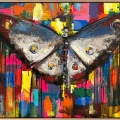 Butterfly and Colorful Dreams Oil Painting