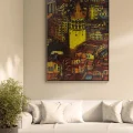 Galatanın Işığında İstanbul Yağlı Boya Tablosu