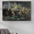 The Story of the Wind and the Sea Oil Painting