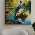 The Tale of the Peacock Oil Painting
