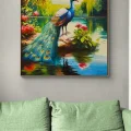 The Tale of the Peacock Oil Painting