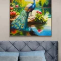 The Tale of the Peacock Oil Painting