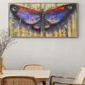 Kelebeğin Kanat İzleri Yağlı Boya Tablosu