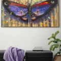 Kelebeğin Kanat İzleri Yağlı Boya Tablosu