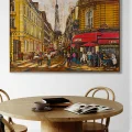Street Lights in Paris Oil Painting