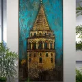 Majesty of Galata Tower Oil Painting