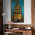 Majesty of Galata Tower Oil Painting