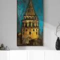 Majesty of Galata Tower Oil Painting