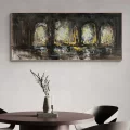 Arched Columns Oil Painting