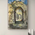 Journey in the Ancient City Oil Painting