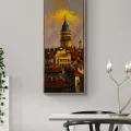 Return to Galata Oil Painting