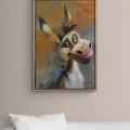 Naughty Donkey Oil Painting