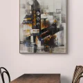 Modern Clock Tower Oil Painting