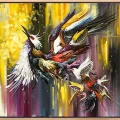Phoenix Bird at Full Moon Oil Painting