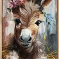Adorable Foal Oil Painting