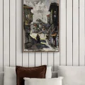 Streets of Old Istanbul Oil Painting