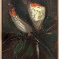 Pair of Birds Oil Painting