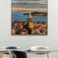 Galata’nın Ruhu Yağlı Boya Tablosu
