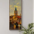Sunset in Galata Oil Painting
