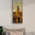 Sunset in Galata Oil Painting