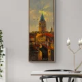 Sunset in Galata Oil Painting