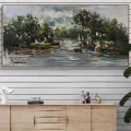 By the Riverbank Oil Painting