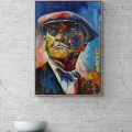 Modern Mustafa Kemal Oil Painting