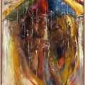 Together in the Rain Oil Painting