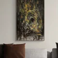 Mystical City Oil Painting