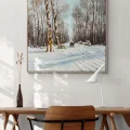 Journey Under the Snow Oil Painting