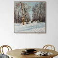 Journey Under the Snow Oil Painting