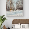 Journey Under the Snow Oil Painting