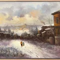 Winter in Istanbul Oil Painting