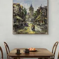 The Backstreets of Galata Oil Painting