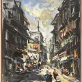 The Spirit of the Old City Oil Painting