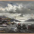 A Day in Istanbul Oil Painting