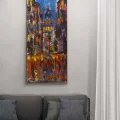 Galatanın Gecesi Yağlı Boya Tablosu