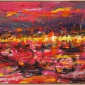 The State of Red in Istanbul Oil Painting