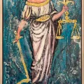 Justitia’nın Terazisi Yağlı Boya Tablosu