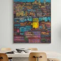 The Colors of Istanbul Oil Painting