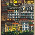A View from Galata to the Bosphorus Oil Painting