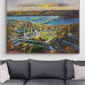 Süleymaniye Mosque from the Golden Horn Oil Painting